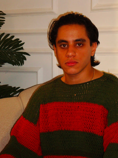 Chasing Autumn Havan & Green Sweater