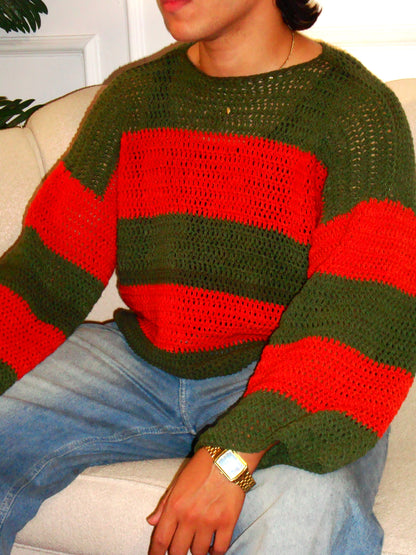 Chasing Autumn Havan & Green Sweater