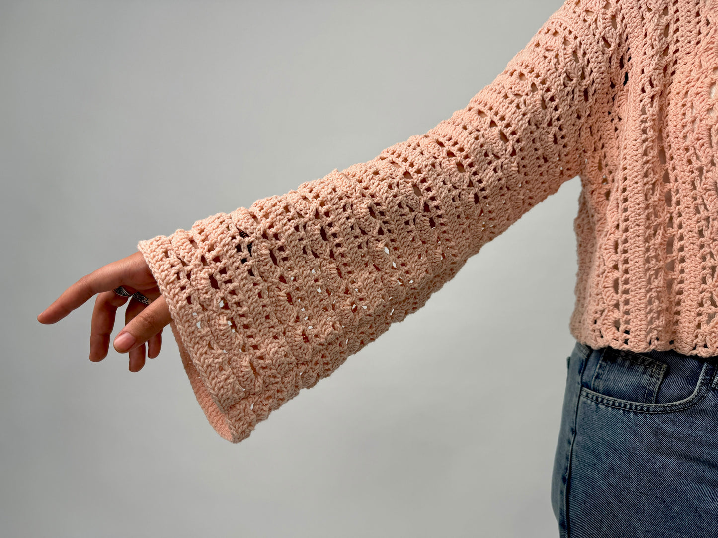 Blossom Pink Lace Cardigan